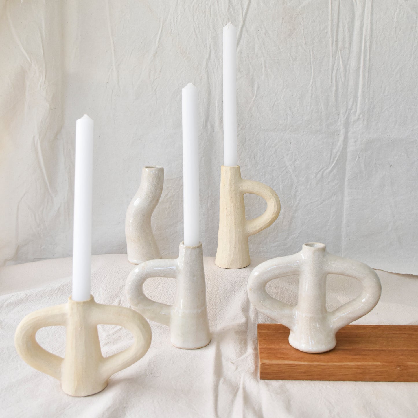 Candelabro orejón doble