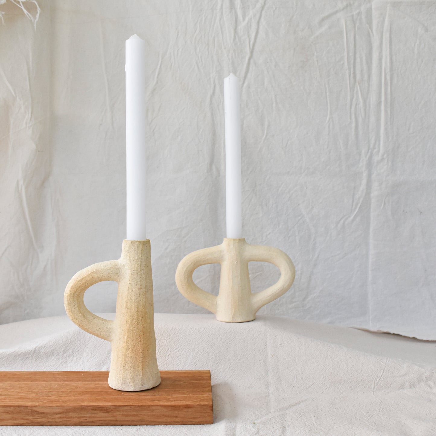 Candelabro orejón doble