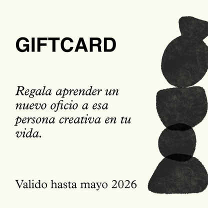 Giftcard clases de cerámica